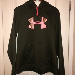 A black UA hoodie